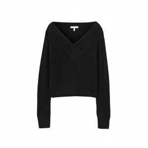 H&M Divided Black V-Neck Sweater – Size M